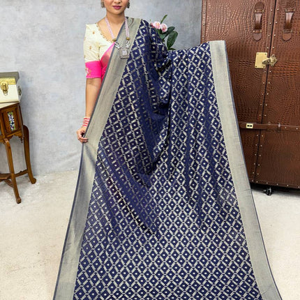 Pure Georgette Banarasi