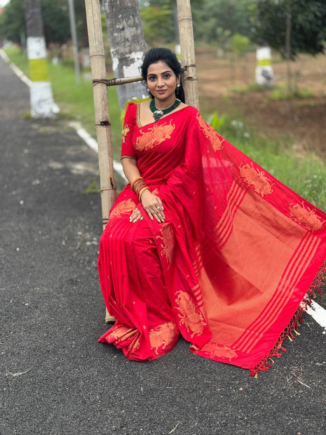 Mulberry Saree