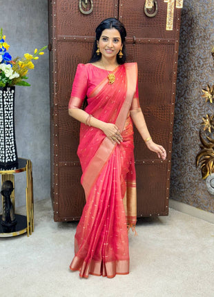Handloom Linen Saree
