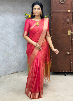 Handloom Linen Saree