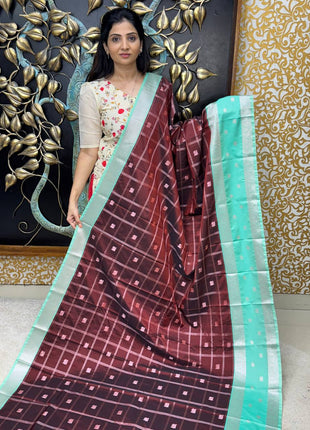 Premium Kanchi Silver Zari
