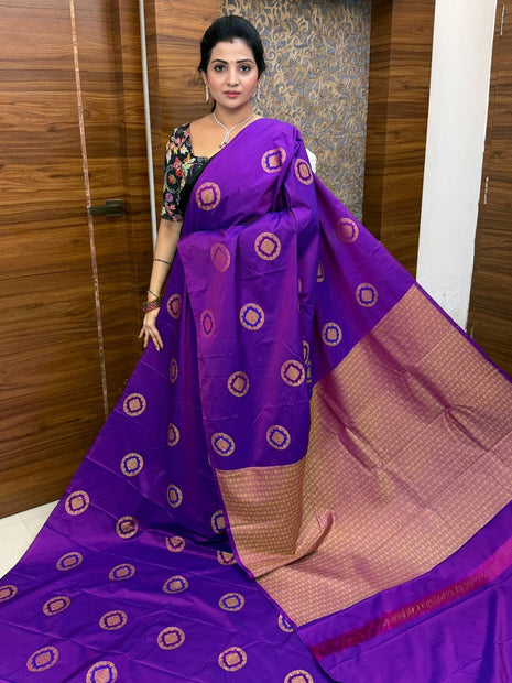 Border Less Kanchi Silk