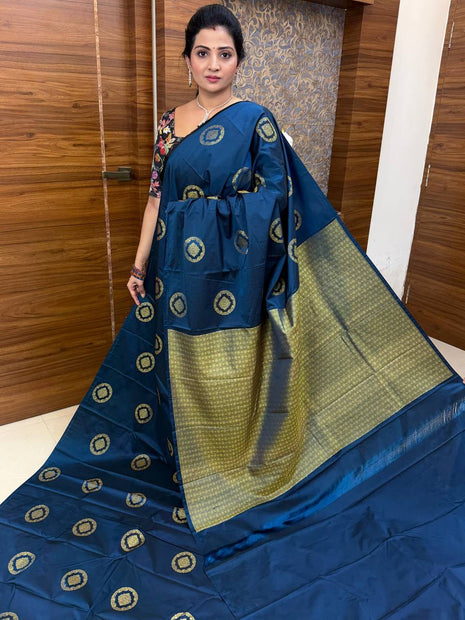Border Less Kanchi Silk