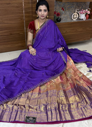 Lehenga is Free Size (Semi Stitched )