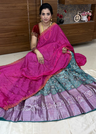 Lehenga is Free Size (Semi Stitched )