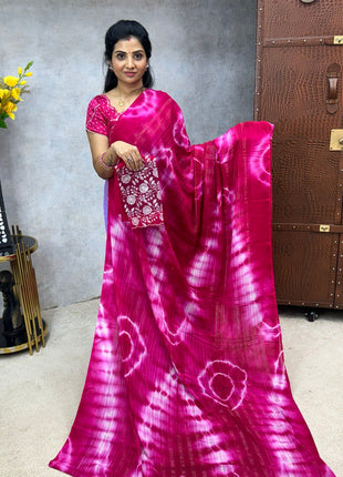 Saree Blouse Combo (Designer Saree With Blouse)