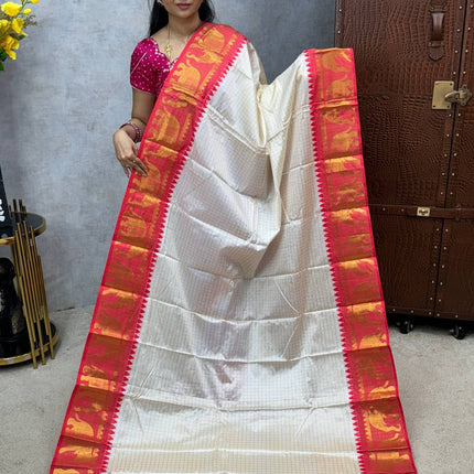 Semi Kanchipuram Silk