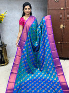 Triple Shade Kanchi Silk