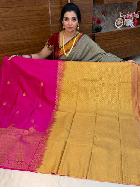 Premium Kanchi Gold Zari