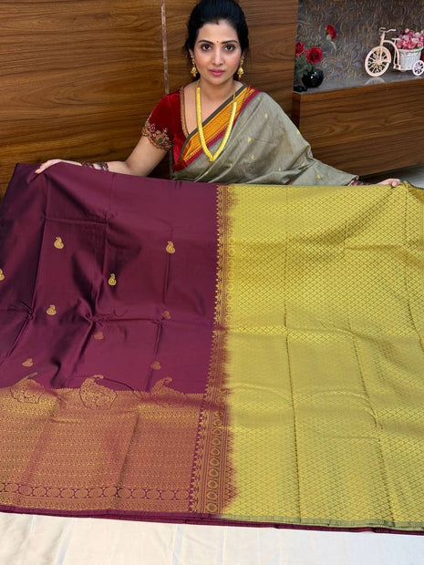 Premium Kanchi Gold Zari