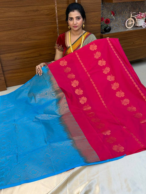 Border Less Kanchi Silk