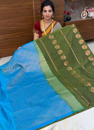 Border Less Kanchi Silk