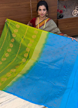 Border Less Kanchi Silk