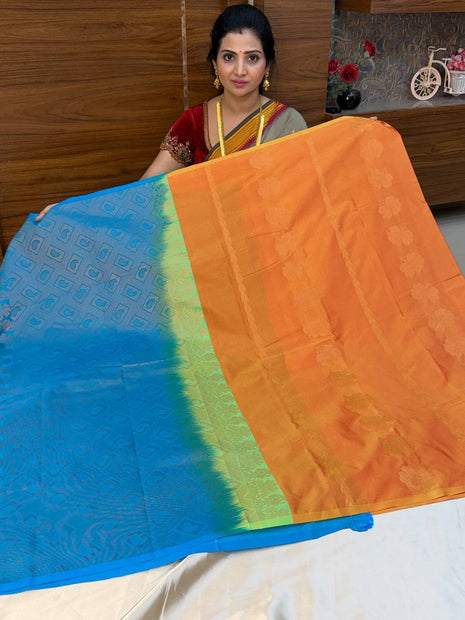 Border Less Kanchi Silk