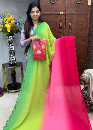 Saree Blouse Combo (Designer Saree With Blouse)