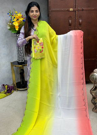 Saree Blouse Combo (Designer Saree With Blouse)