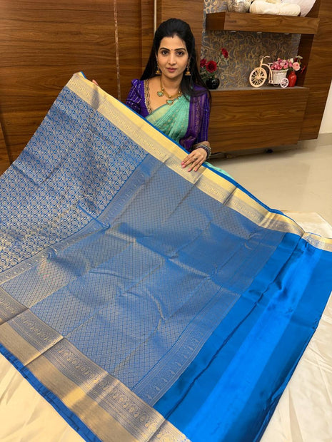 Premium Kanchi ( Pepsi Blue Colour)