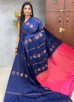Border Less Kanchi Silk