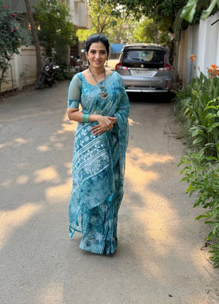 Cotton With Hand Block Print