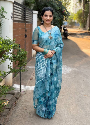 Cotton With Hand Block Print