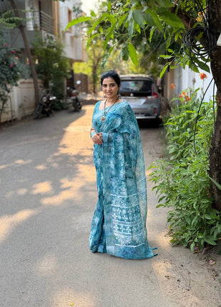 Cotton With Hand Block Print