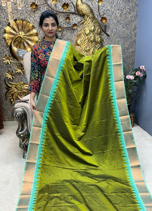 Retta Patta Border Silk