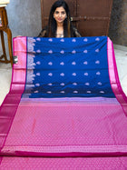 Premium Kanchi Silver Zari