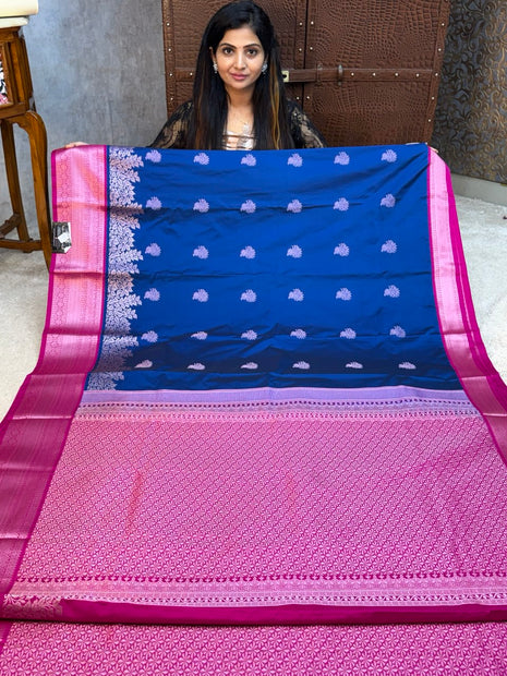 Premium Kanchi Silver Zari