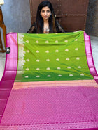 Premium Kanchi Silver Zari