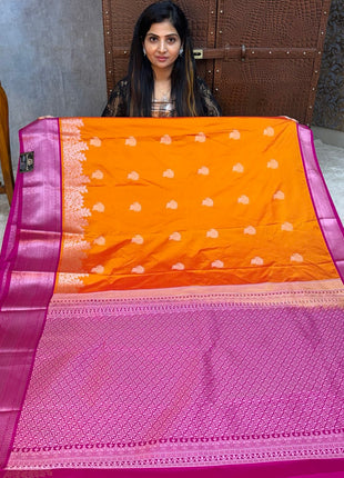 Premium Kanchi Silver Zari