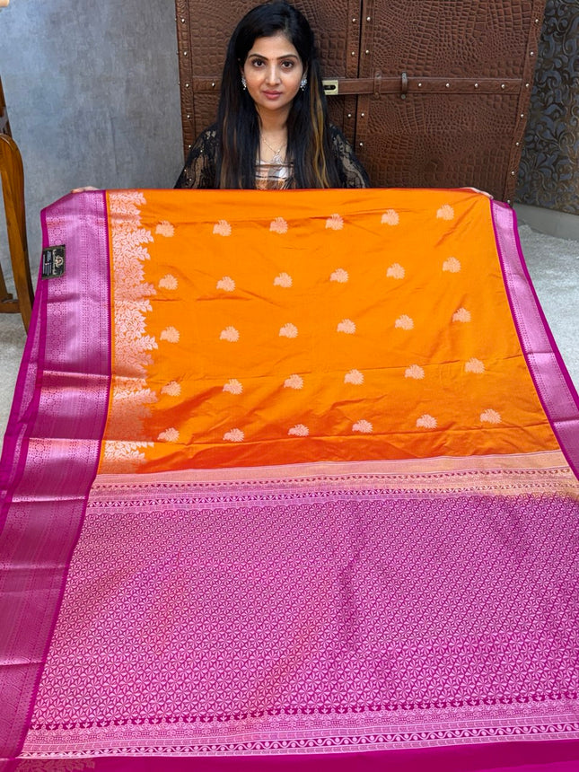 Premium Kanchi Silver Zari