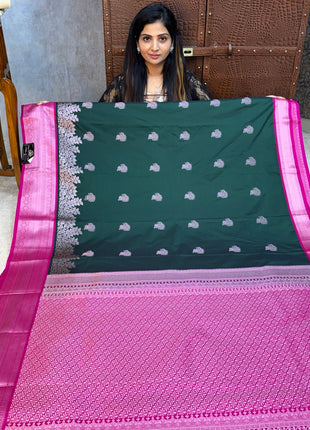 Premium Kanchi Silver Zari