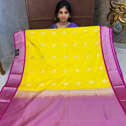 Premium Kanchi Silver Zari