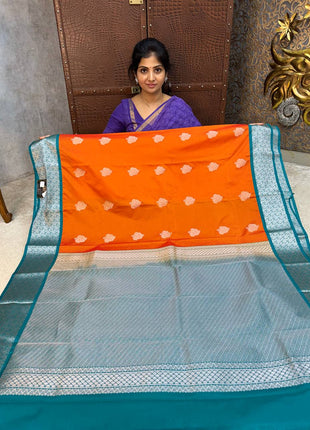 Premium Kanchi Silver Zari