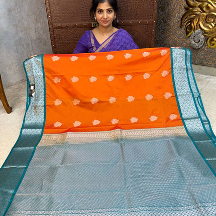 Premium Kanchi Silver Zari