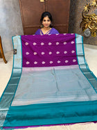 Premium Kanchi Silver Zari