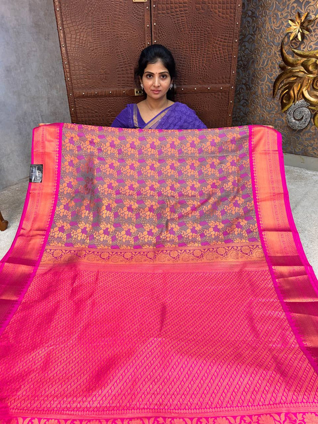 Triple Shade Kanchi Silk