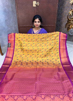 Triple Shade Kanchi Silk