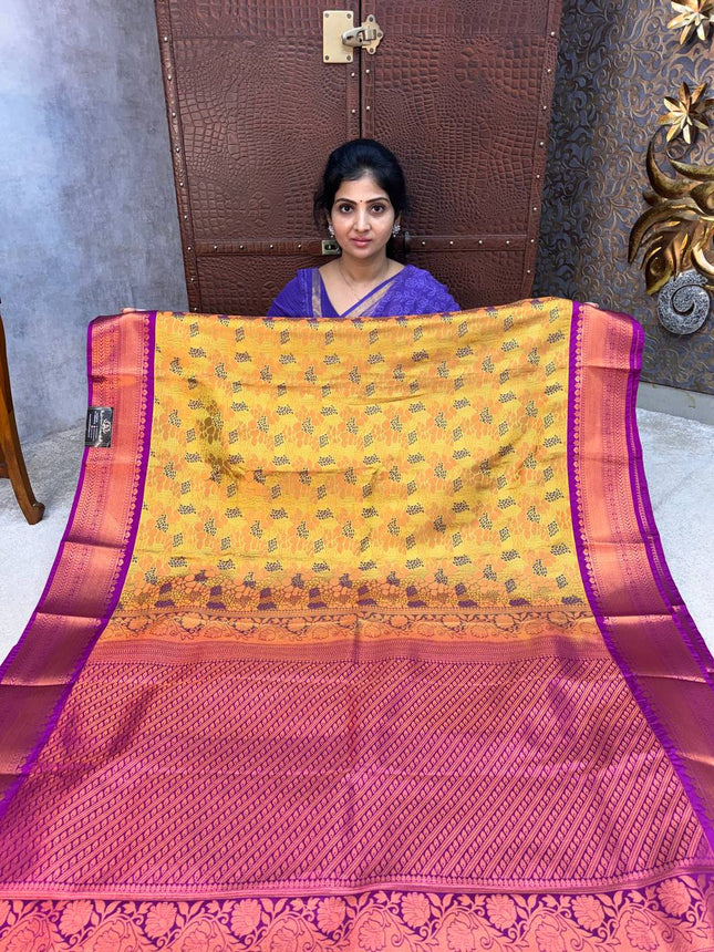 Triple Shade Kanchi Silk