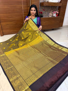 Vaira Oosi Coffee Brown Border