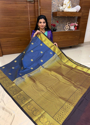Vaira Oosi Coffee Brown Border