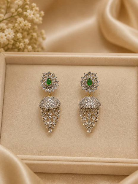 Diamond look Stone Jhumki