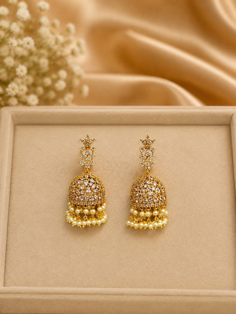 Diamond look Stone Jhumki