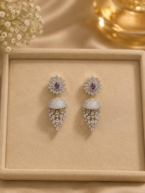 Diamond look Stone Jhumki