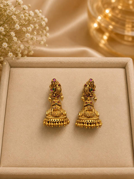 Diamond look Stone Jhumki