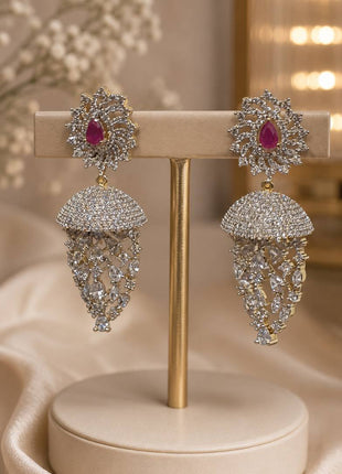 Diamond look Stone Jhumki