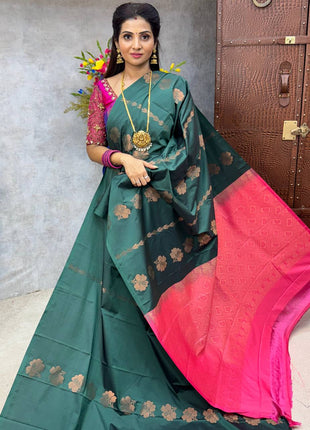 Border Less Kanchi Silk