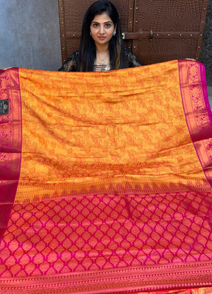 Triple Shade Kanchi Silk