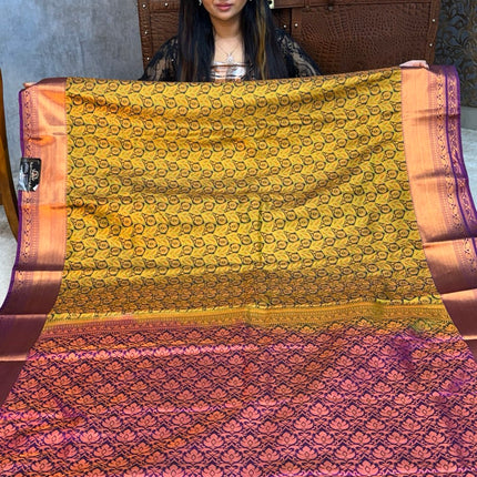 Triple Shade Kanchi Silk