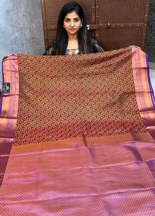 Triple Shade Kanchi Silk